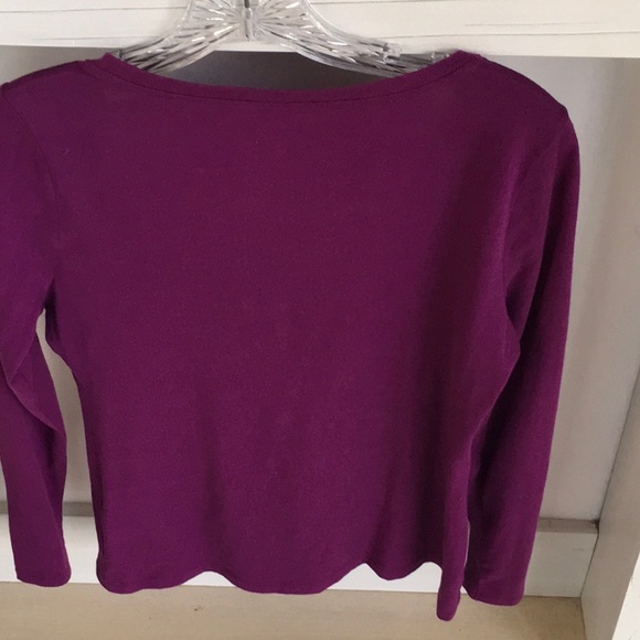 New with tags  long sleeve  100 % cotton top - Picture 2 of 5